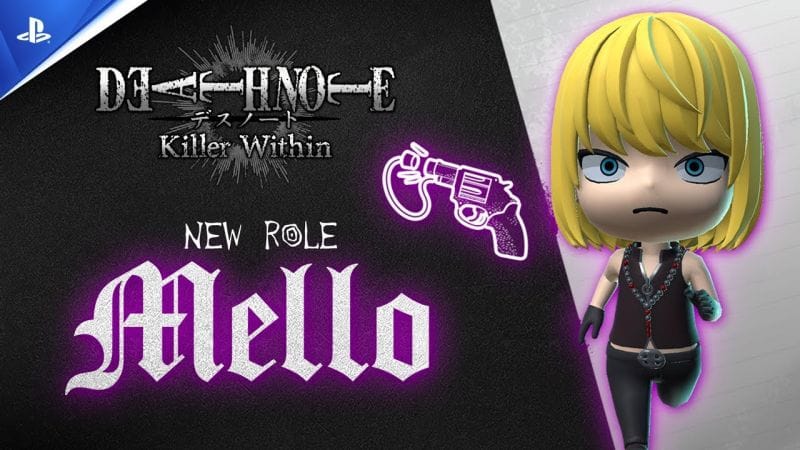 DEATH NOTE Killer Within - Trailer du nouveau rôle : Mello | PS5, PS4