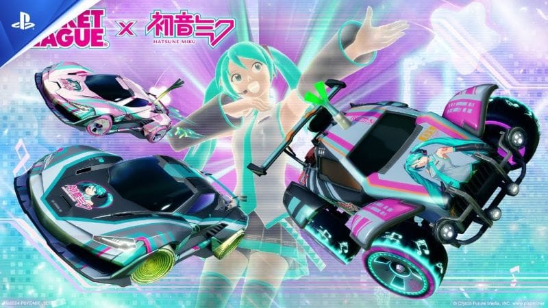 Rocket League - Trailer de la collaboration avec Hatsune Miku | PS5, PS4