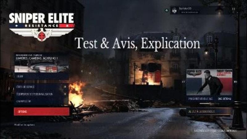 Sniper Elite RÉSISTANCE Test & Avis, Explication (tout SAVOIR)