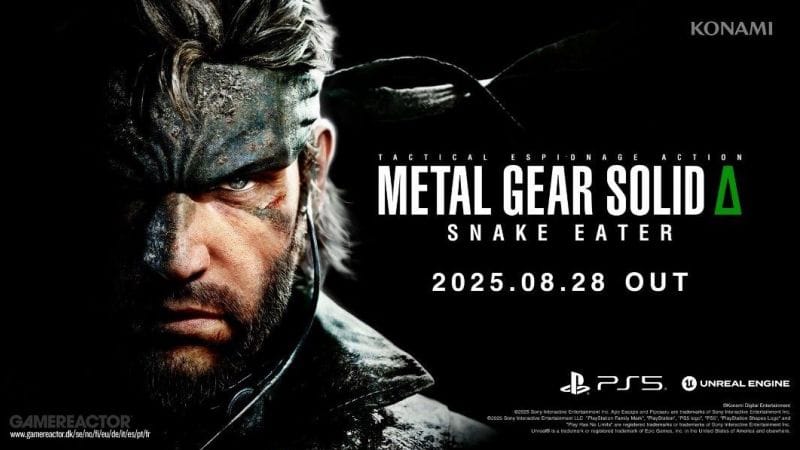Sony divulgue la date de sortie de Metal Gear Solid Δ: Snake Eater sur le PS Store