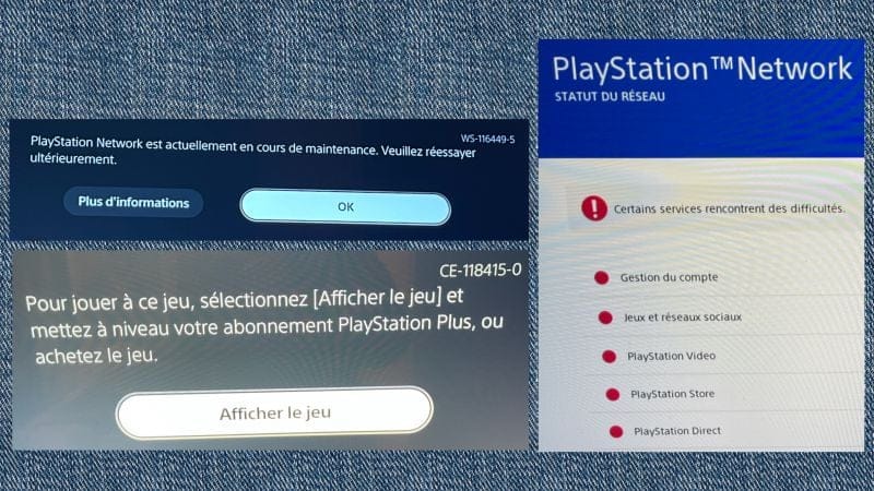 Vous aussi ? PlayStation Network does’nt work