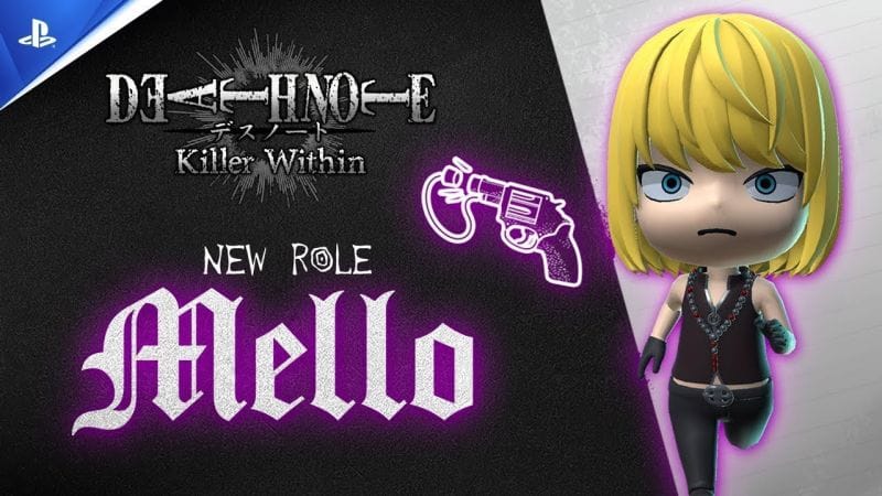 DEATH NOTE Killer Within - Trailer du nouveau rôle : Mello | PS5, PS4
