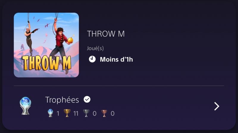 Platine #107 - Throw M