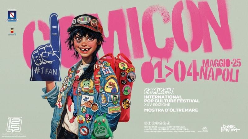 COMICON Naples 2025 célèbre son 25e anniversaire avec d'illustres invités