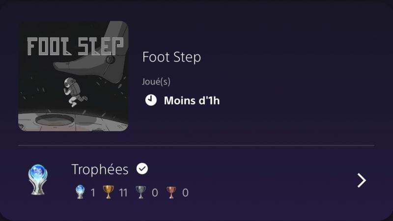 Platine #109 - Foot Step
