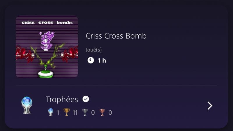 Platine #113 - Criss Cross Bomb