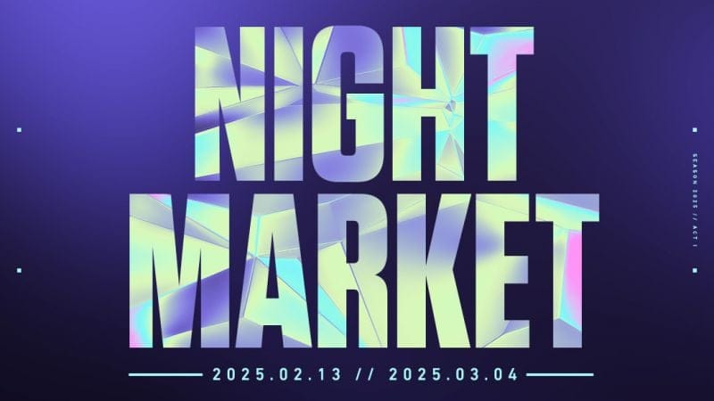 New Night Market just dropped