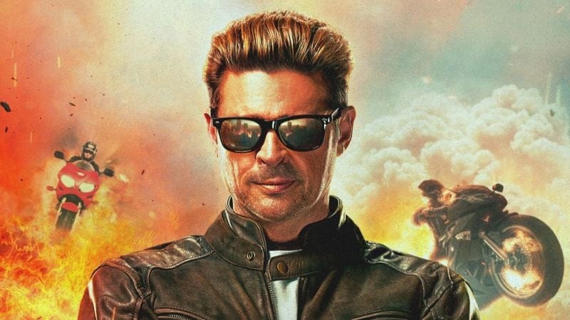 Mortal Kombat 2 : Johnny Cage se tape l'affiche dans un premier visuel du deuxième film