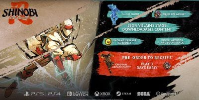 Shinobi: Art of Vengeance officialisé avec du gameplay et une date de sortie