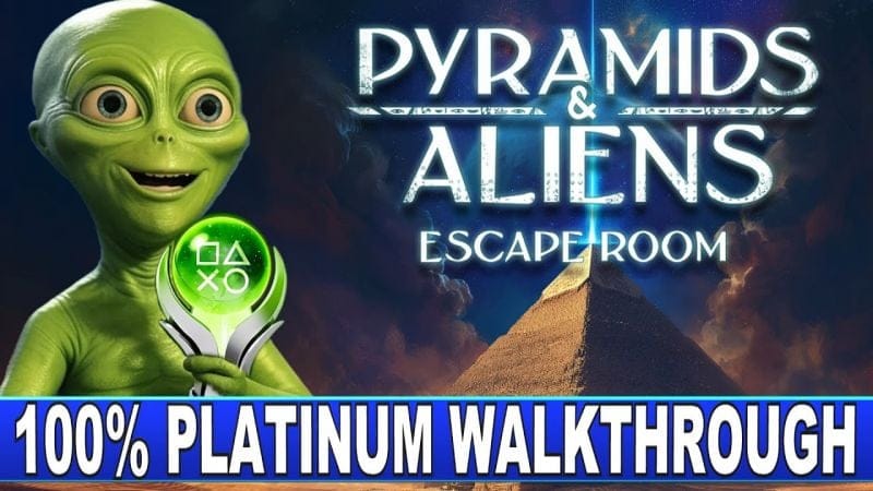 Pyramids and Aliens Escape Room Platinum Walkthrough - Trophy & Achievement Guide
