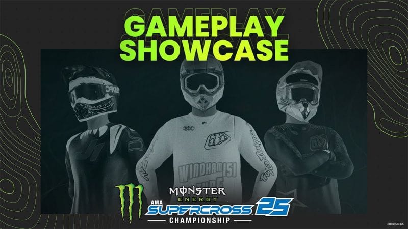 Le jeu de moto Monster Energy Supercross 25 sortira le 10 avril, voici du gameplay