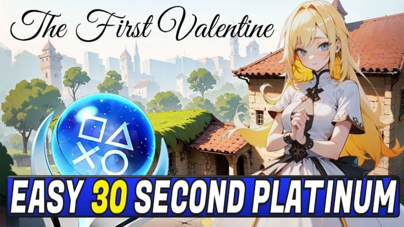 Easy 30 Second Platinum - The First Valentine Quick Trophy Guide