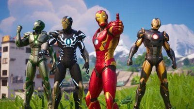 Fortnite : Epic Games décline les armures d'Iron Man et offre du contenu Captain America