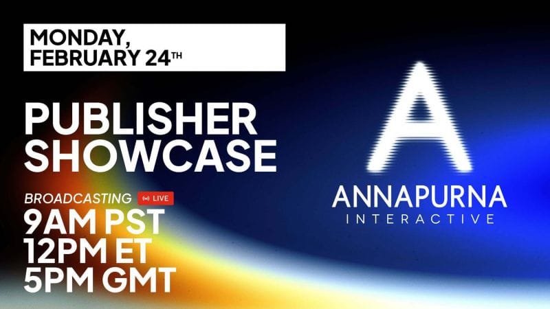 Annapurna Interactive organise un Showcase la semaine prochaine.