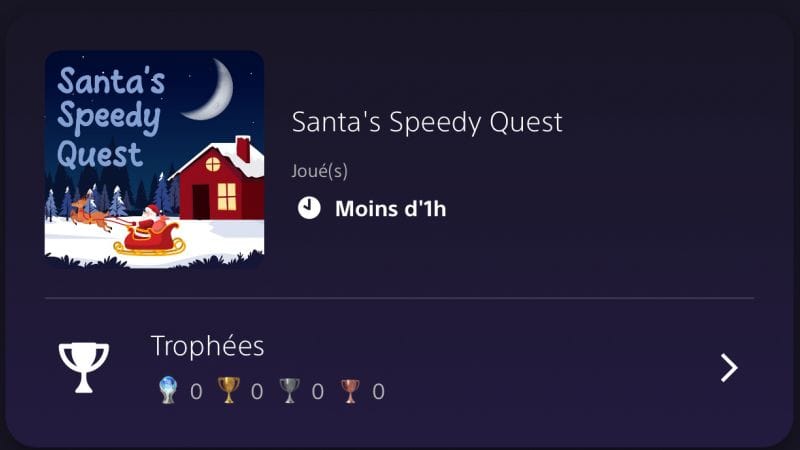 Platine #134 - Santa’s Speedy Quest