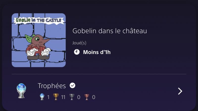 Platine #136 - Gobelin dans le château