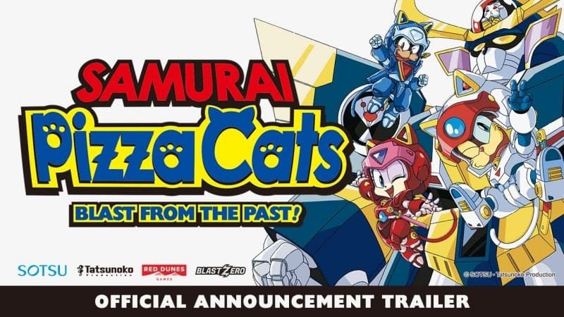 Les Samouraï Pizza Cats reviennent dans un action-RPG en 2D sur toutes les consoles