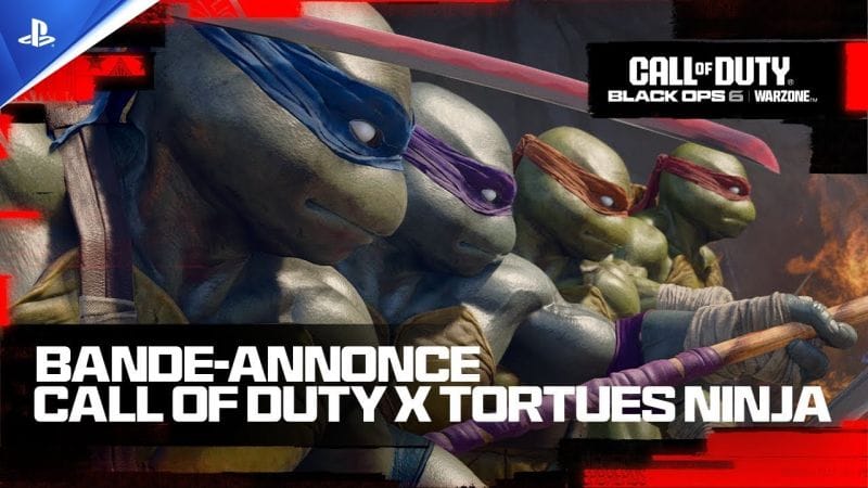 Call of Duty: Black Ops 6 & Warzone - Trailer des packs COD x Tortues Ninja | PS5, PS4