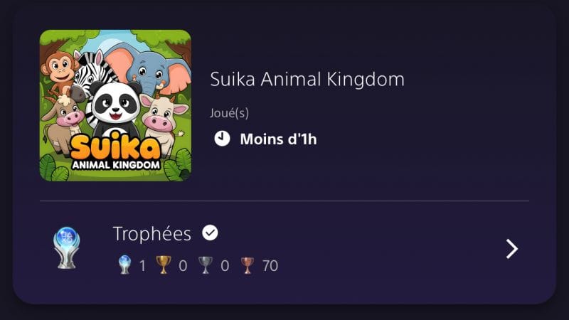 Platine #137 - Suika Animal Kingdom