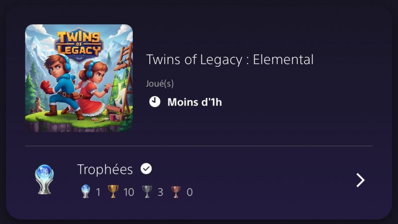 Platine #139 - Twins of Legacy : Elemental
