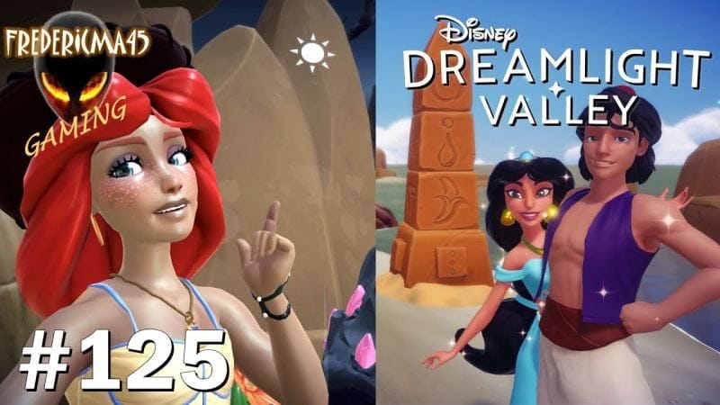 Disney Dreamlight Valley [FR] JASMINE et ALADDIN Chaud et Froid & Tout ce qui Brille #125