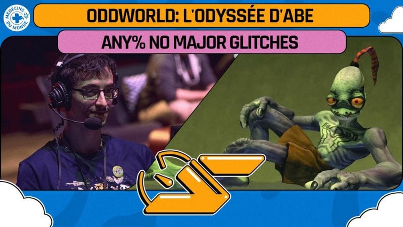 Oddworld: L'Odyssée d'Abe en Any% No Major Glitches par UltraStars3000 en 43:58.3 | SPEEDONS 2025