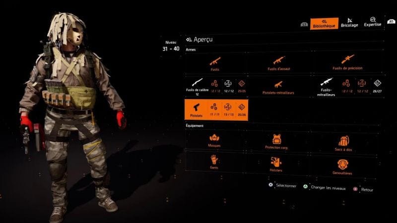 Écran the Division 2