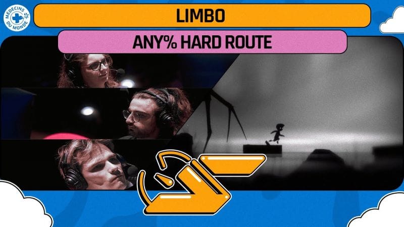LIMBO en any% hard route (race) par DarthColette, obikiaz et Thefullm3tal en 38:08.6 | SPEEDONS 2025
