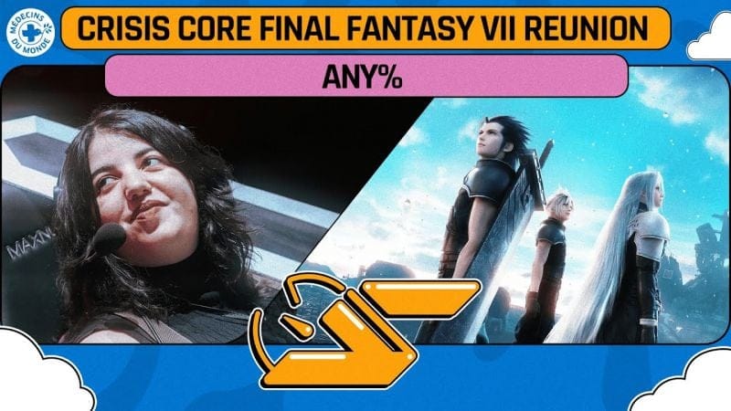 Crisis Core - Final Fantasy VII - Reunion en any% par Givralyriame en 1:30:10 | SPEEDONS 2025
