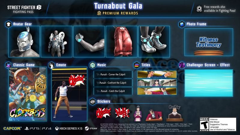 Street Fighter 6 reçoit l'équipement Ace Attorney Steel Samurai dans le cadre du dernier Fighting Pass