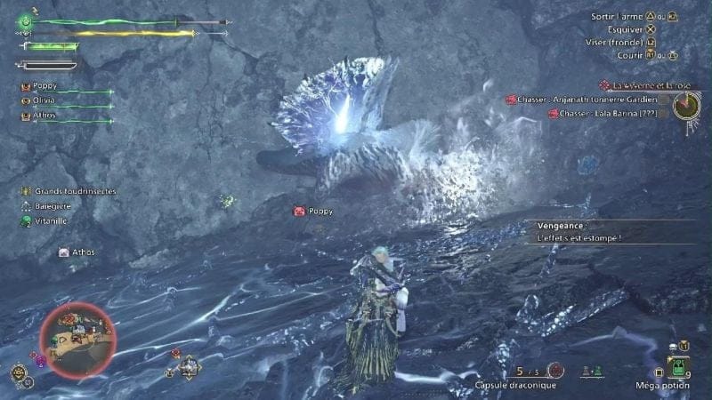 Monster Hunter Wilds - Boss Anjanath tonnerre gardien