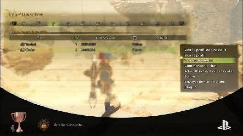 Monster Hunter Wilds Guide/Trophée Amitié naissante