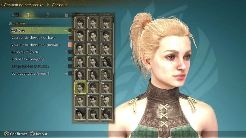 Monster Hunter Wilds - Personnalisation du personnage