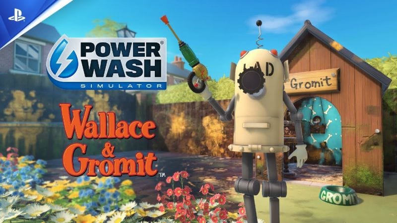 PowerWash Simulator - Trailer du pack spécial Wallace & Gromit | PS5, PS4