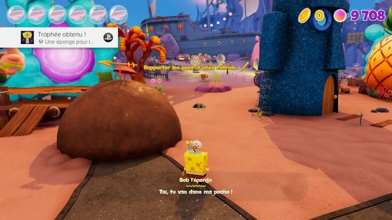 Platine n°277 : SpongeBob SquarePants The Cosmic Shake (PS4)