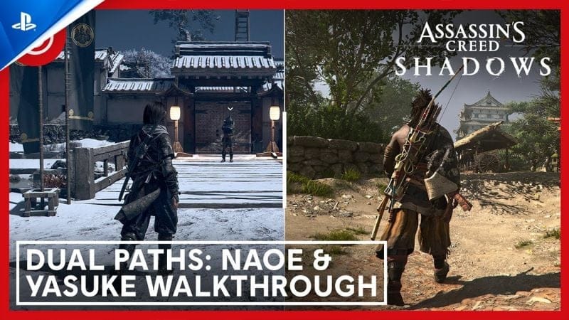 Assassin's Creed Shadows détaille ses modes sur PS5 Pro et dévoile 20 minutes de gameplay avec Naoe et Yasuke