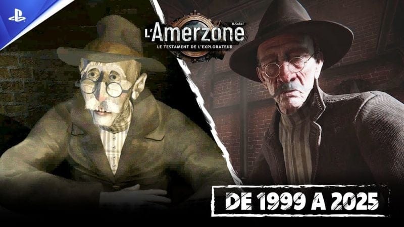L’Amerzone – Le Testament de l’Explorateur - Trailer comparatif de 1999 à 2025 | PS5