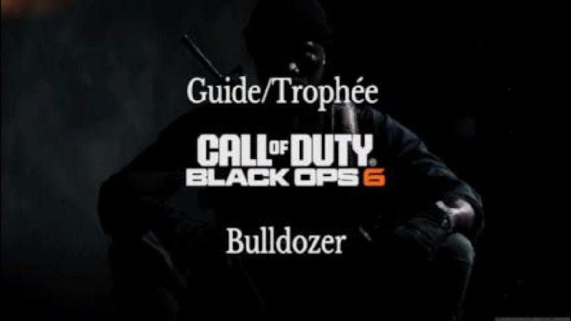 Black Ops 6 Trophée BULLDOZER, Mission Contrôle au Sol