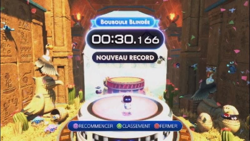 Astro bot - Nouveau Record Speedrun Bouboule blindée 30,166 sec