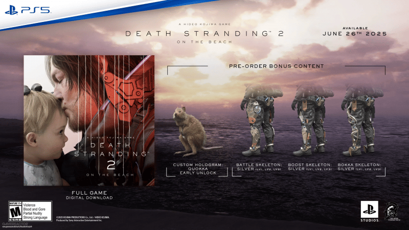 Voici les différentes éditions de précommande de Death Stranding 2: On the Beach