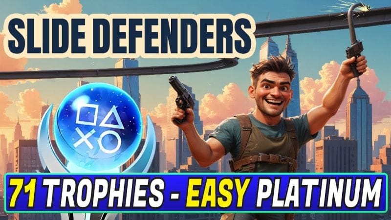 Slide Defenders Quick Trophy Guide - Easy Platinum with 71 Trophies