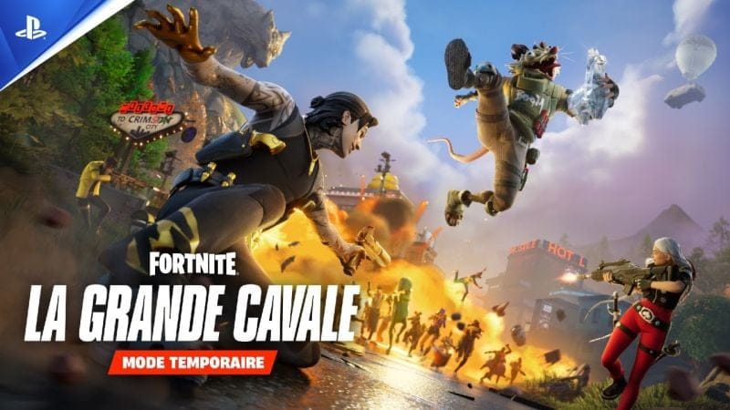 Fortnite - Trailer du mode temporaire La Grande Cavale Chapitre 6 - Saison 2 | PS5, PS4