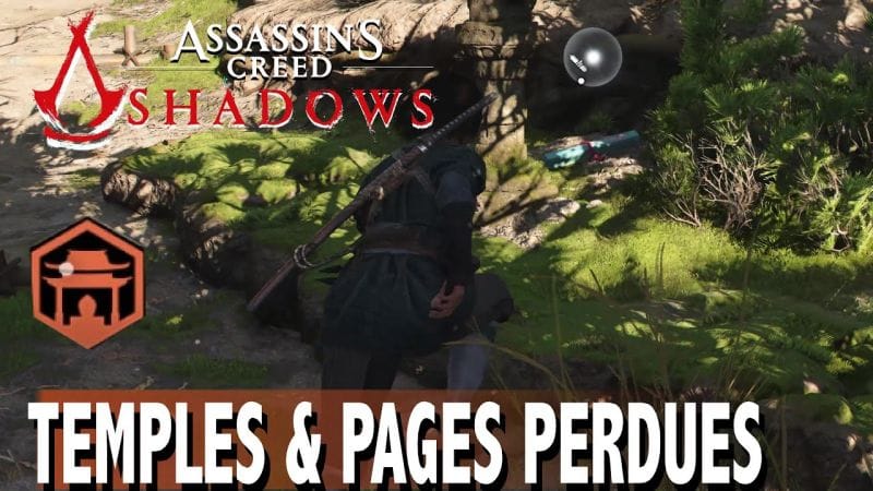 TOUS LES TEMPLES x6 & PAGES PERDUES de Région OMI - ASSASSIN'S CREED SHADOWS