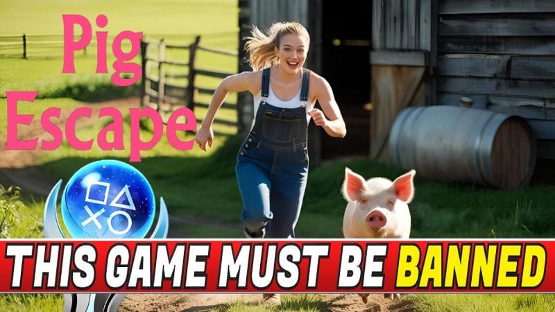 Pig Escape Easy PS5 Platinum but....