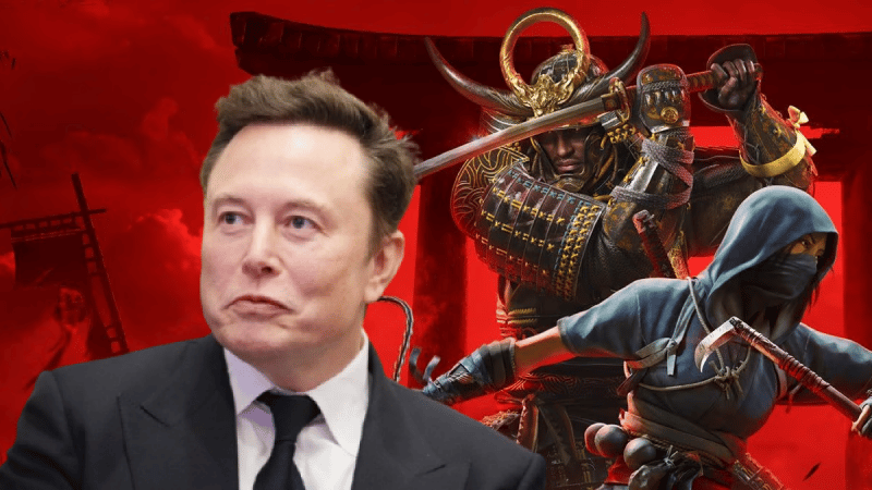 “Vous l’avez mérité” Assassin’s Creed Shadows humilie Elon Musk sur son propre réseau social
