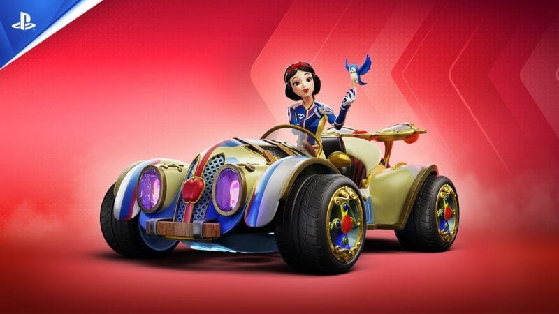 Disney Speedstorm - Trailer de l'arrivée de Blanche Neige | PS5, PS4