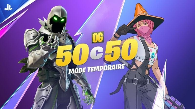 Fortnite OG - Trailer du mode temporaire 50c50 - Chapitre 1 Saison 3 | PS5, PS4