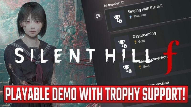 Silent Hill F Demo With Trophy & Achievement Support - Silent Hill F Easy Platinum!