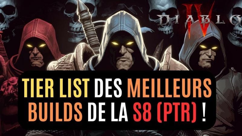Quelques Uns Des Possibles Meilleurs Builds De La Saison 8 Dans Diablo 4 (PTR) !