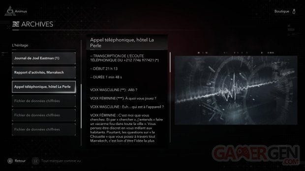 Assassin's Creed Shadows : Projets, récompenses et Archives de lore, tout ce qu'il faut savoir sur l'Animus Hub